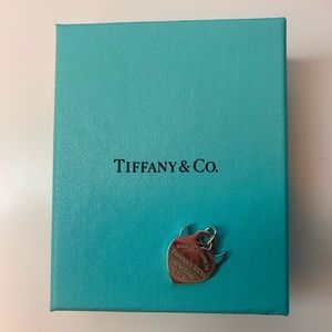 Tiffany Devil Heart Tag Charm 